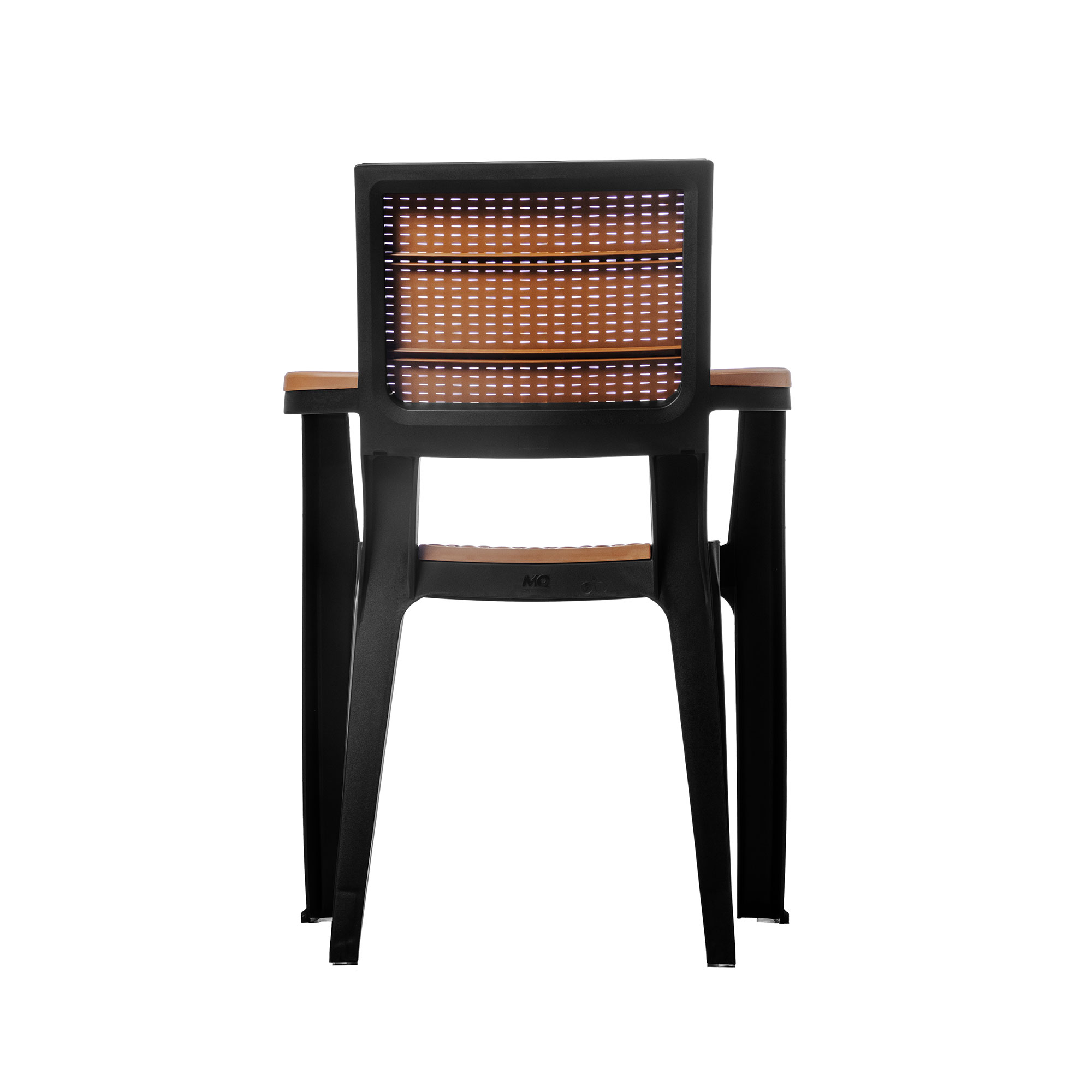 Silla exterior/interior Modelo Ferrara color tabaco - MQ - Imagen 5