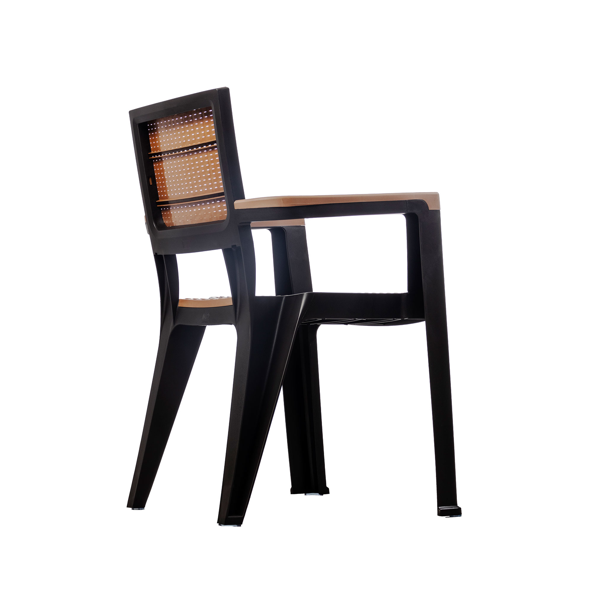 Silla exterior/interior Modelo Ferrara color tabaco - MQ - Imagen 6