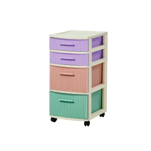 Cajonera Modelo Candy 4 niveles Multicolor - MQ