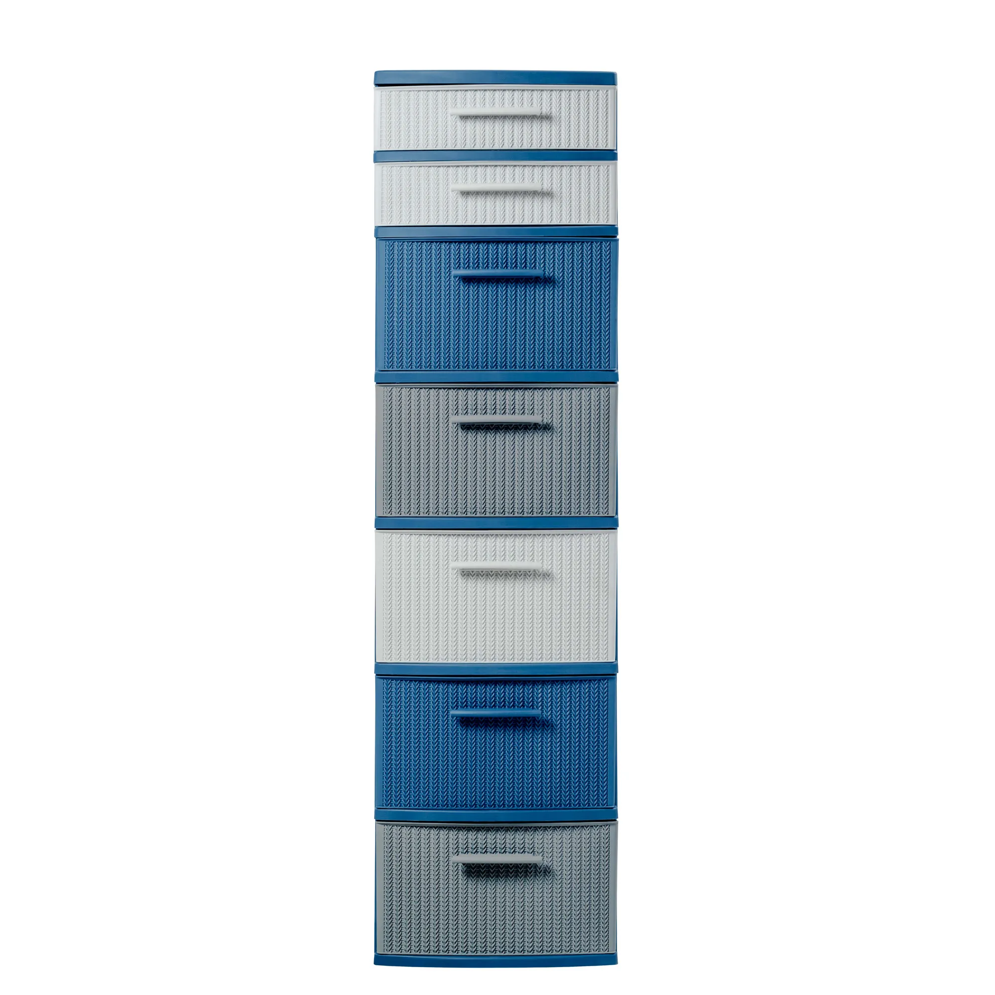 Cajonera Modelo Space 7 niveles color azul/blanco - MQ - Imagen 2