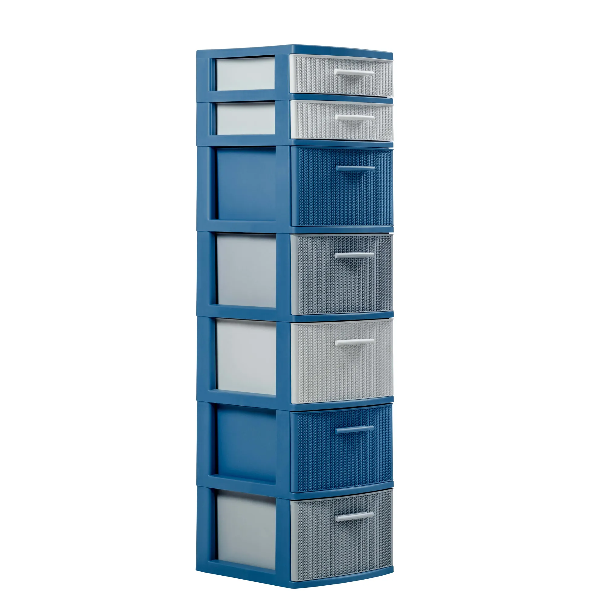 Cajonera Modelo Space 7 niveles color azul/blanco - MQ - Imagen 3