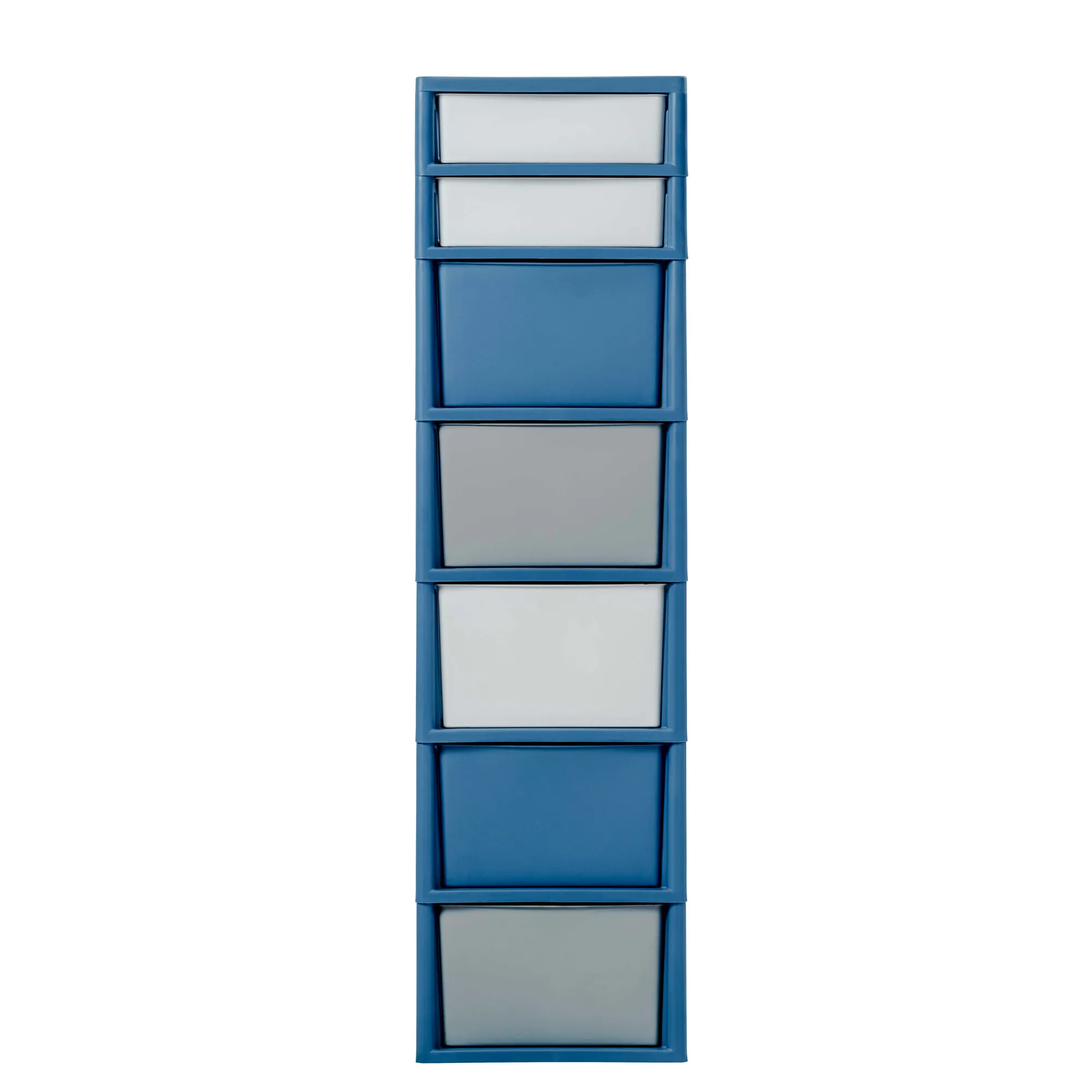 Cajonera Modelo Space 7 niveles color azul/blanco - MQ - Imagen 4