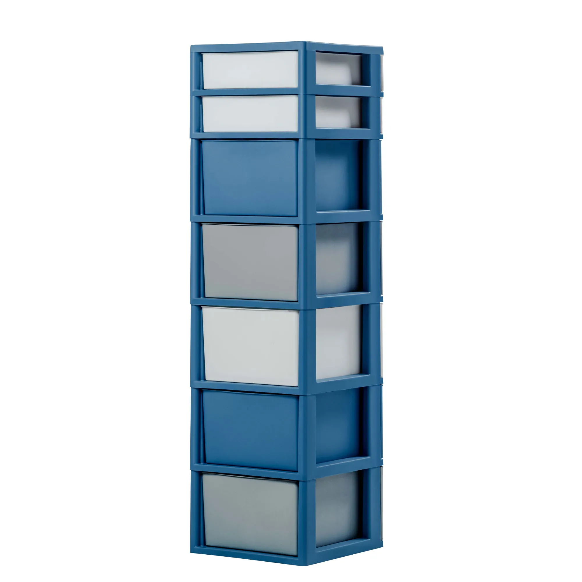 Cajonera Modelo Space 7 niveles color azul/blanco - MQ - Imagen 5