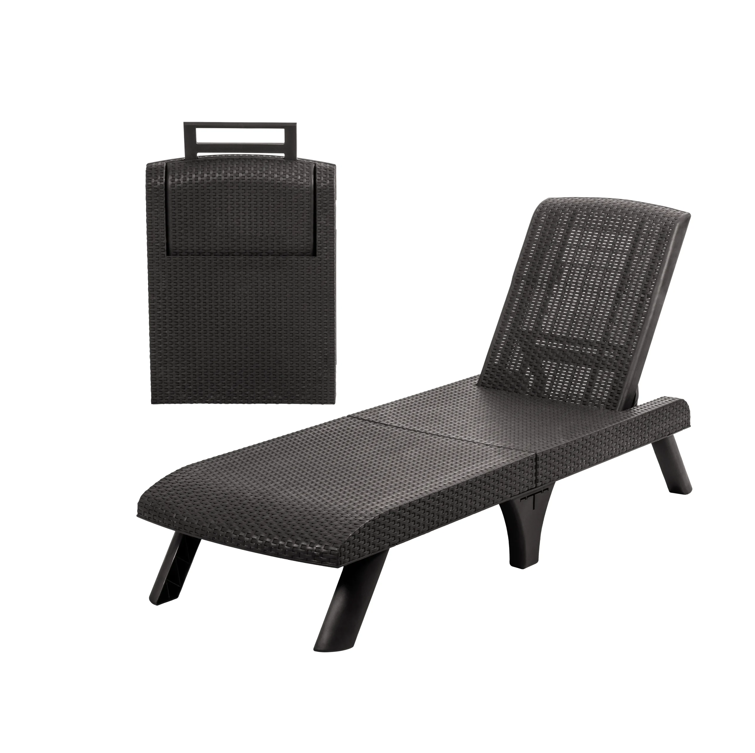 Reposera Modelo Capri Plegable color café oscuro - MQ - Imagen 4