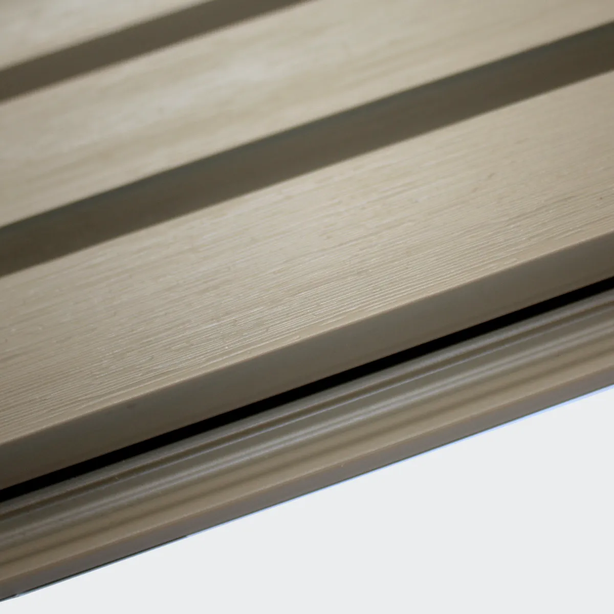 Tabla Wallpanel WPC 2,4mts 16,9x2,6cm Estriada Color marfil - Imagen 3