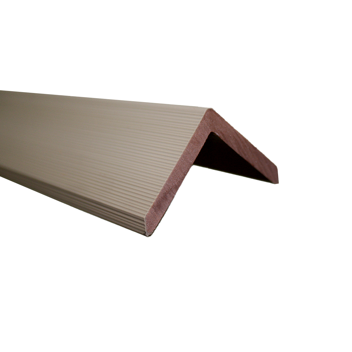 Perfil para Wallpanel WPC Color marfil 2,4mts 55x55mm - Imagen 2