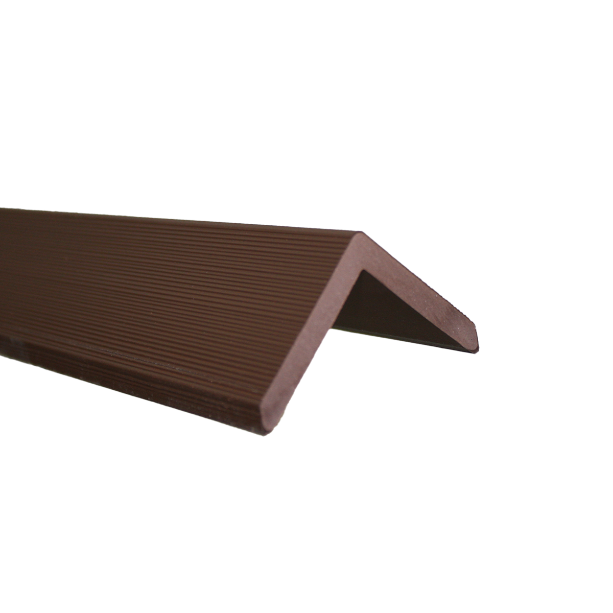 Perfil para Wallpanel WPC Color café oscuro 2,4mts 55x55mm - Imagen 2