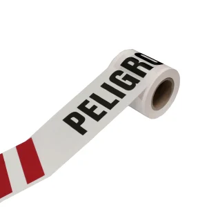 Rollo cinta demarcatoria de peligro largo 350mts