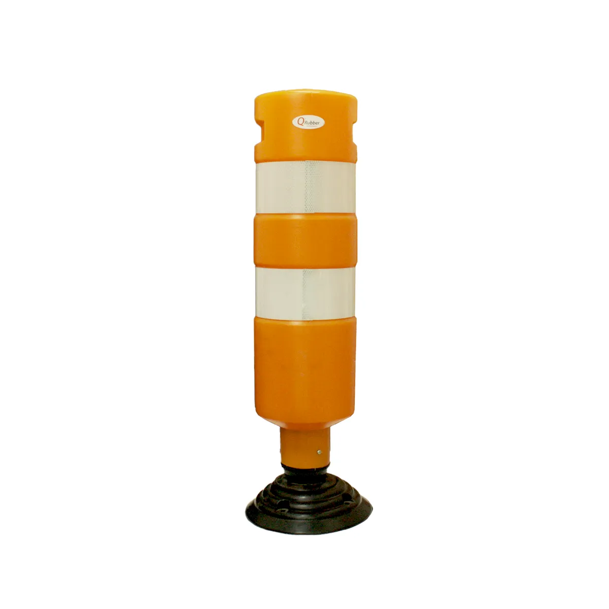 Hito tubular flexible (modelo liquidación) 83cm 2 cintas reflectivas color amarillo