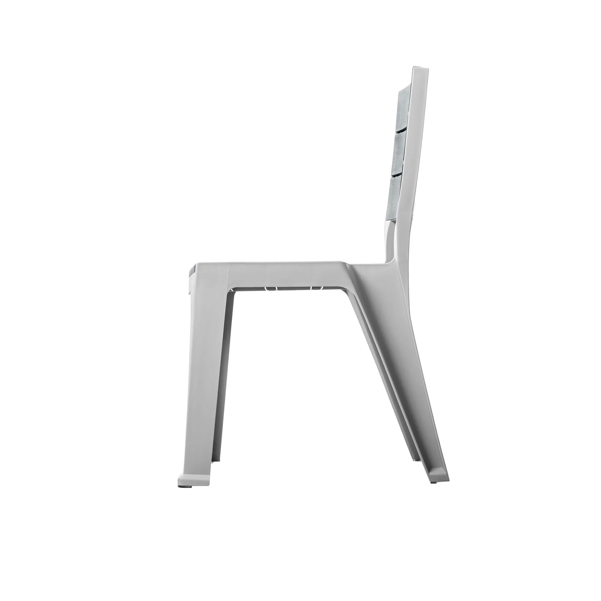 Silla exterior/interior Modelo Madeira sin brazos color cuarzo - MQ - Imagen 4