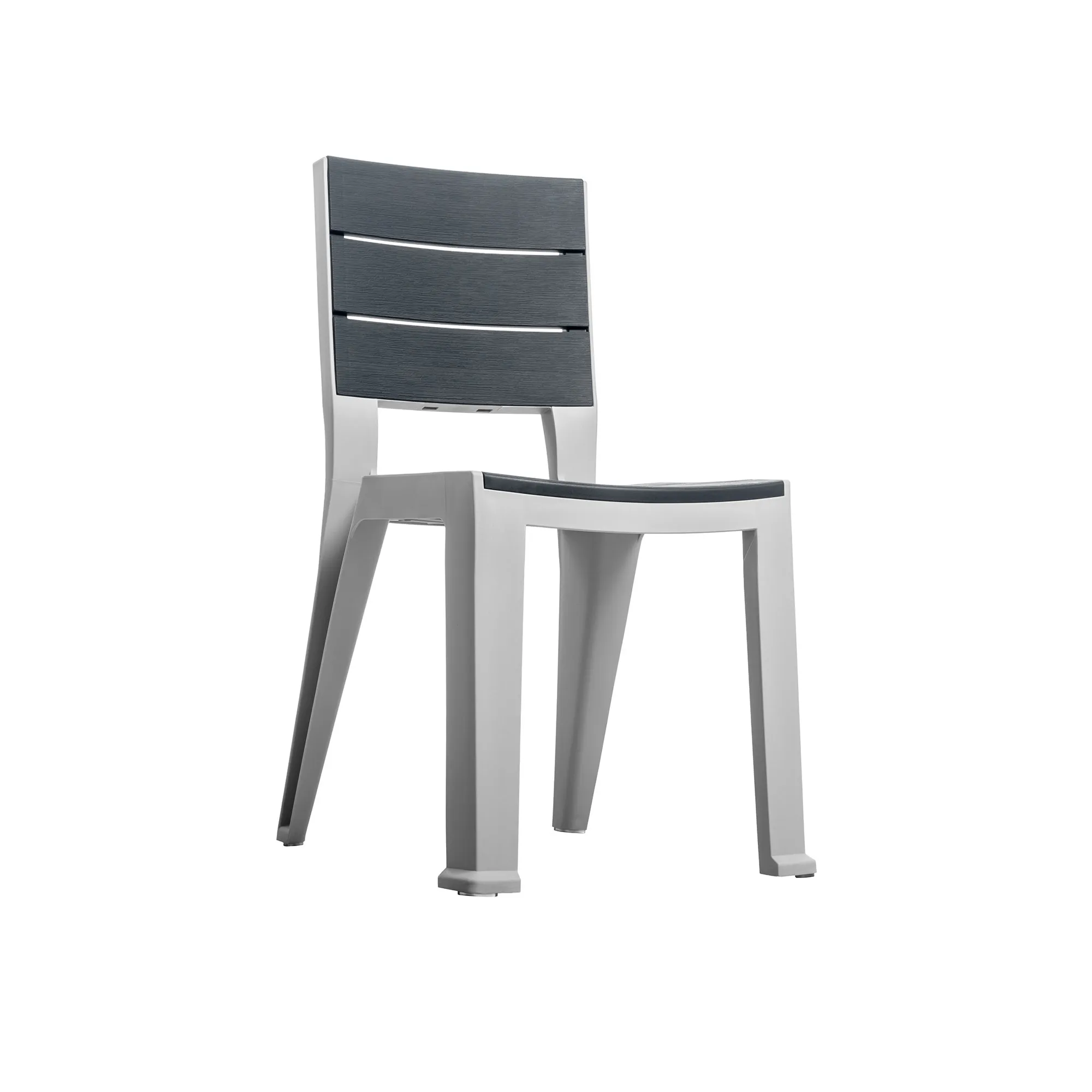 Silla exterior/interior Modelo Madeira sin brazos color cuarzo - MQ - Imagen 9