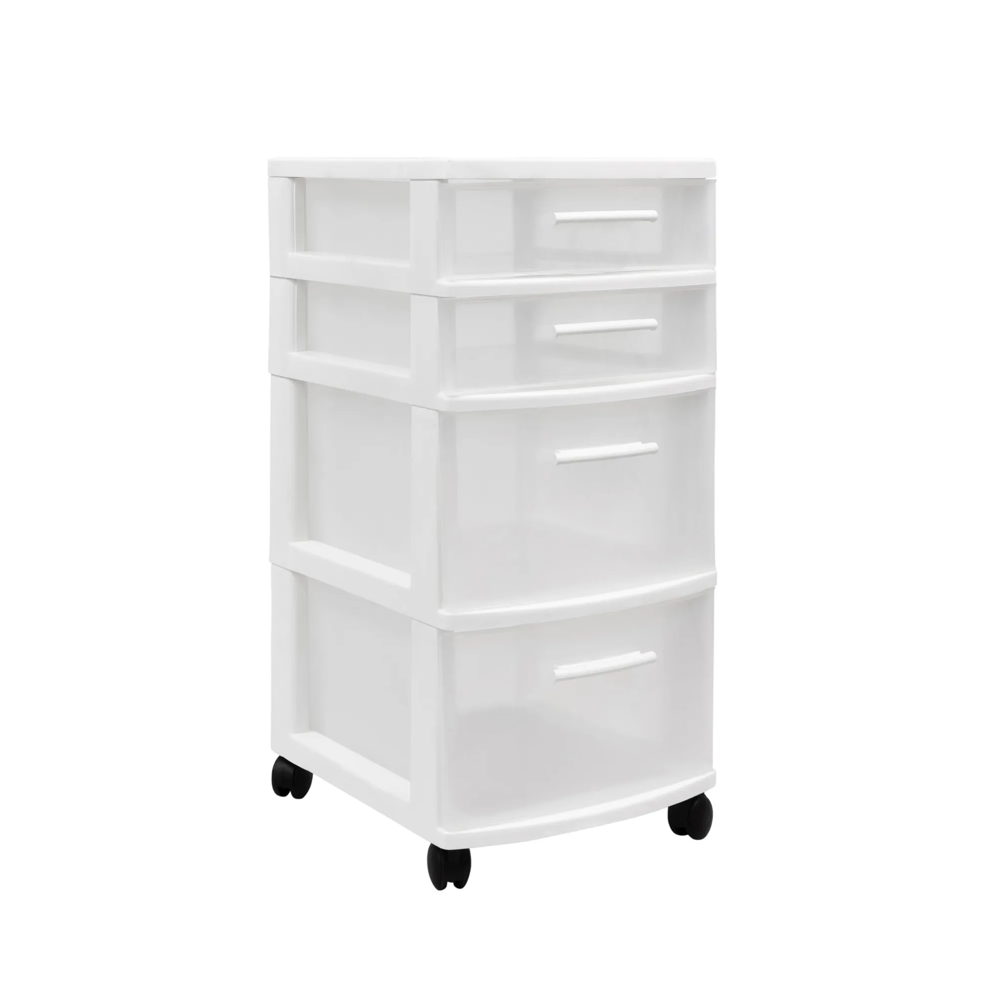 Gavetero modular Modelo Eclypse 4 niveles color blanco - MQ