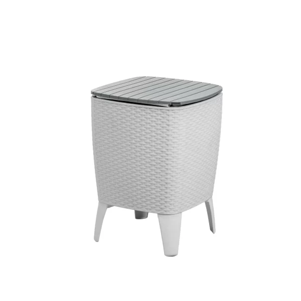 Cooler Table/Mesa Cooler 58*41,5*41,5cm | color plateado - MQ