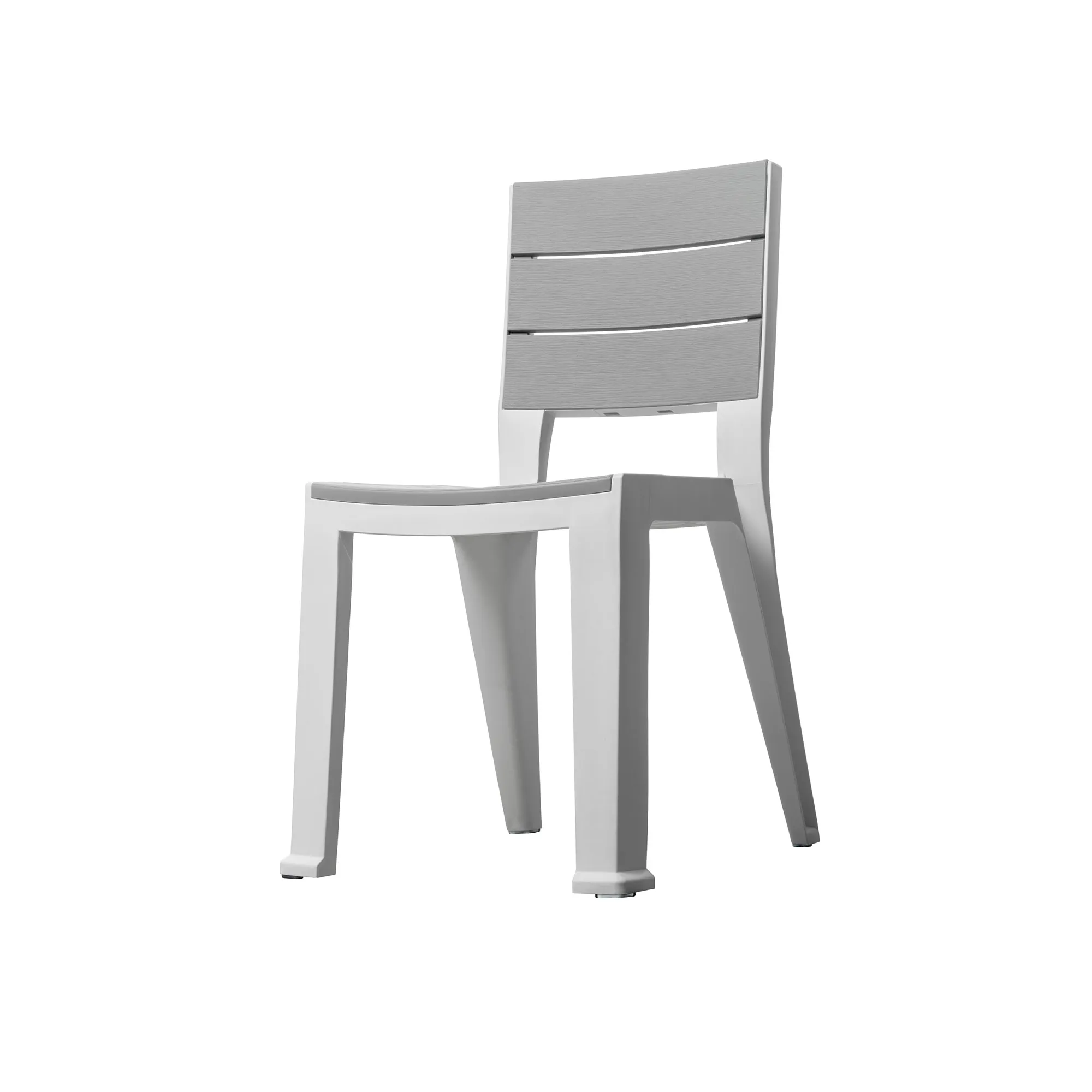 Silla exterior/interior Modelo Madeira sin brazos color plateado - MQ - Imagen 3