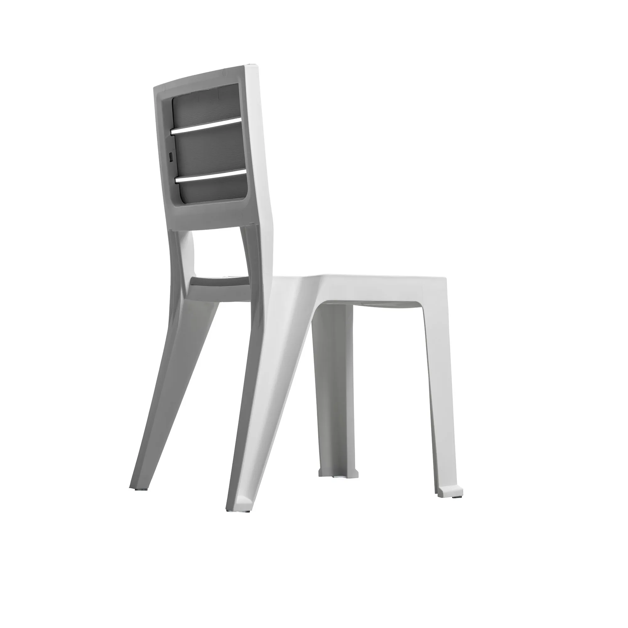 Silla exterior/interior Modelo Madeira sin brazos color plateado - MQ - Imagen 7