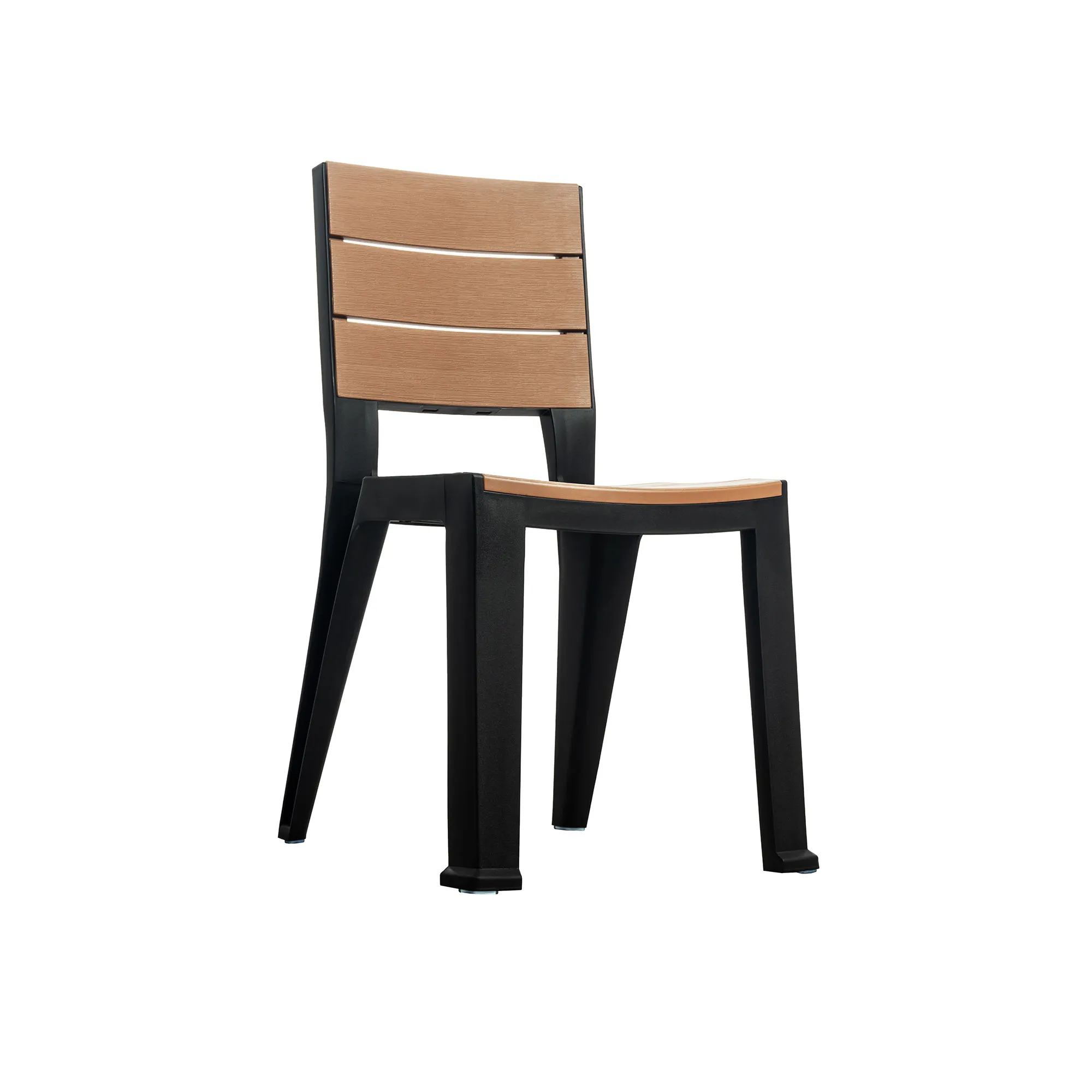 Silla exterior/interior Modelo Madeira sin brazos color tabaco - MQ - Imagen 2