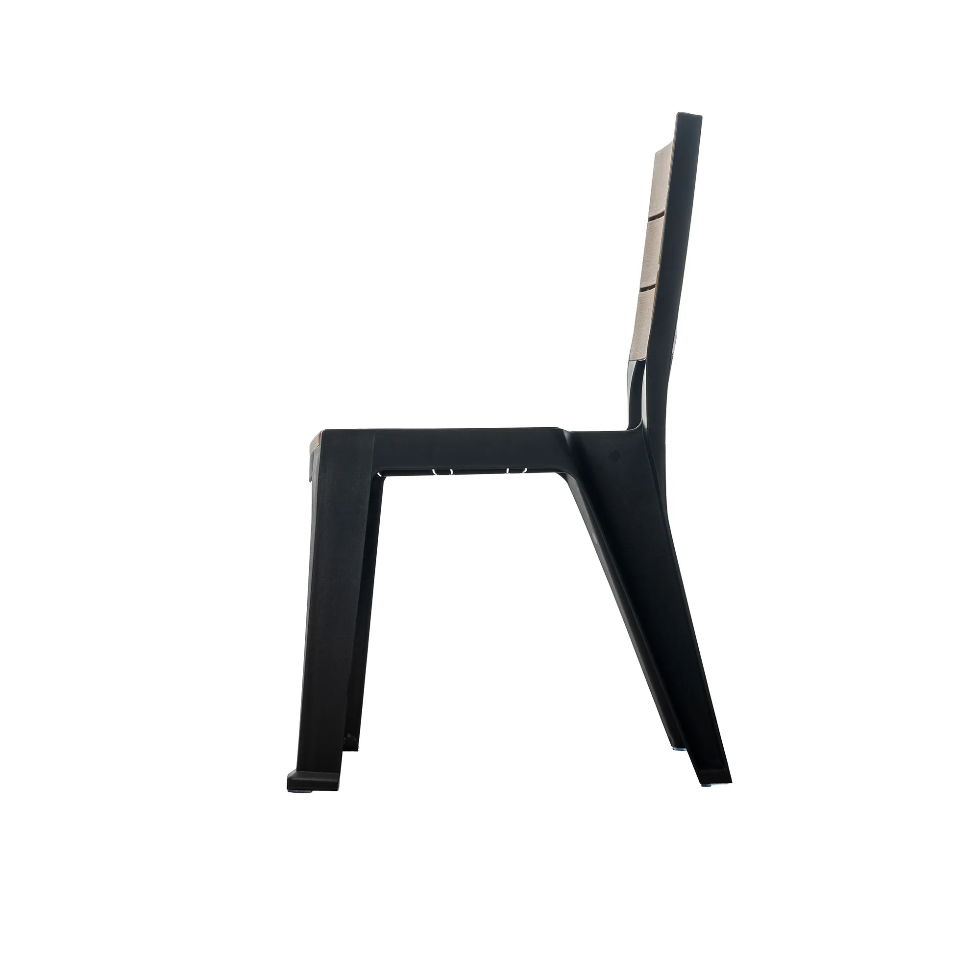 Silla exterior/interior Modelo Madeira sin brazos color tabaco - MQ - Imagen 7