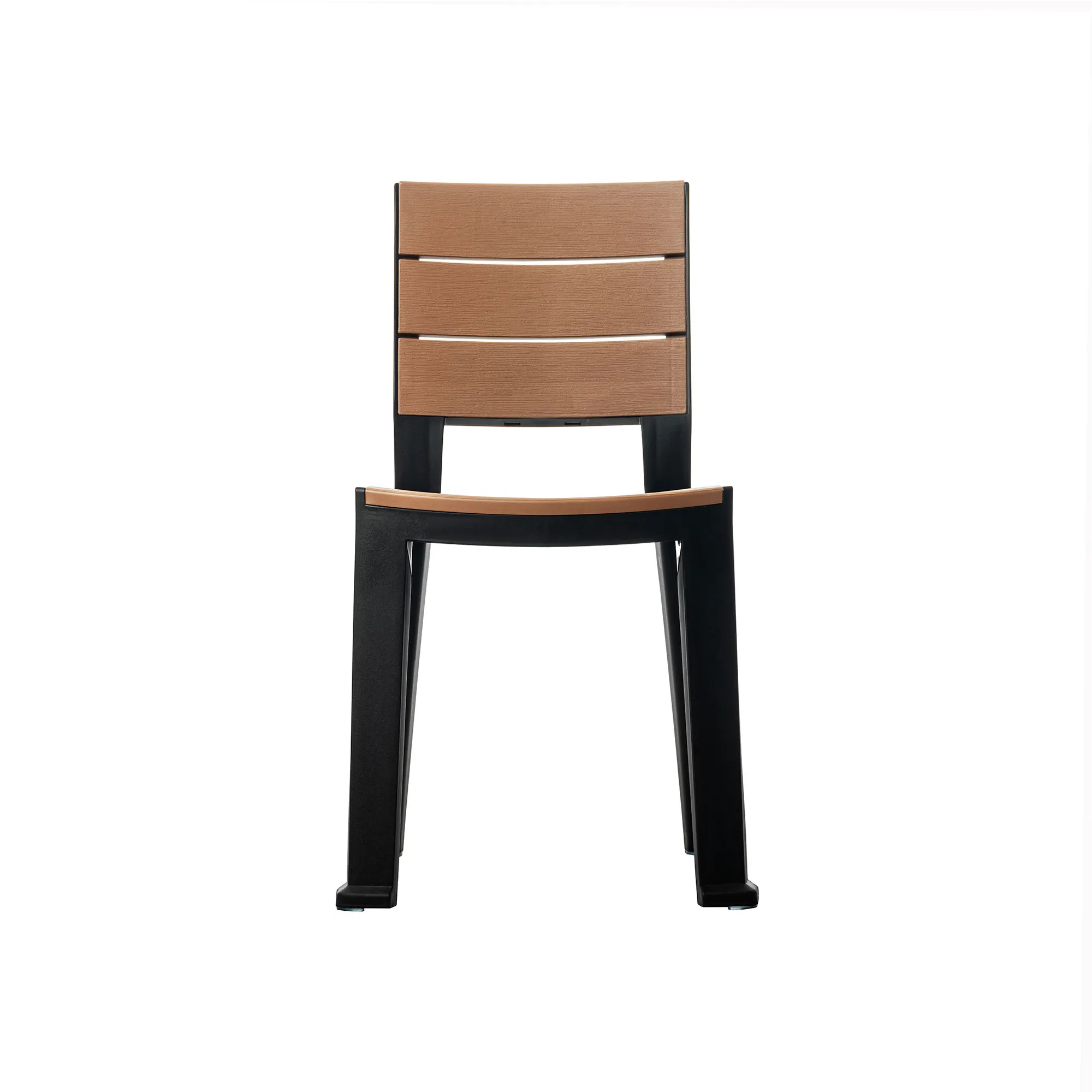 Silla exterior/interior Modelo Madeira sin brazos color tabaco - MQ - Imagen 8