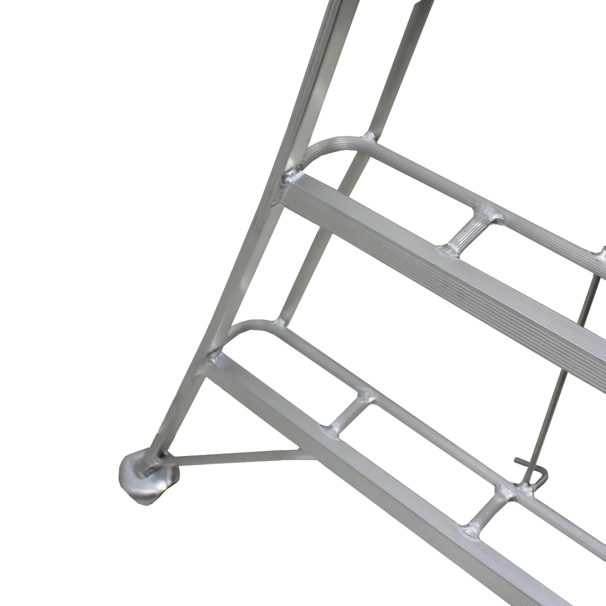 Escalera de aluminio agrícola 2.4mts de 8 peldaños - Imagen 2