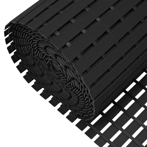 Mat/Piso de PVC en rollo para spa y zonas húmedas | 60mm *91cm *13mts | color negro