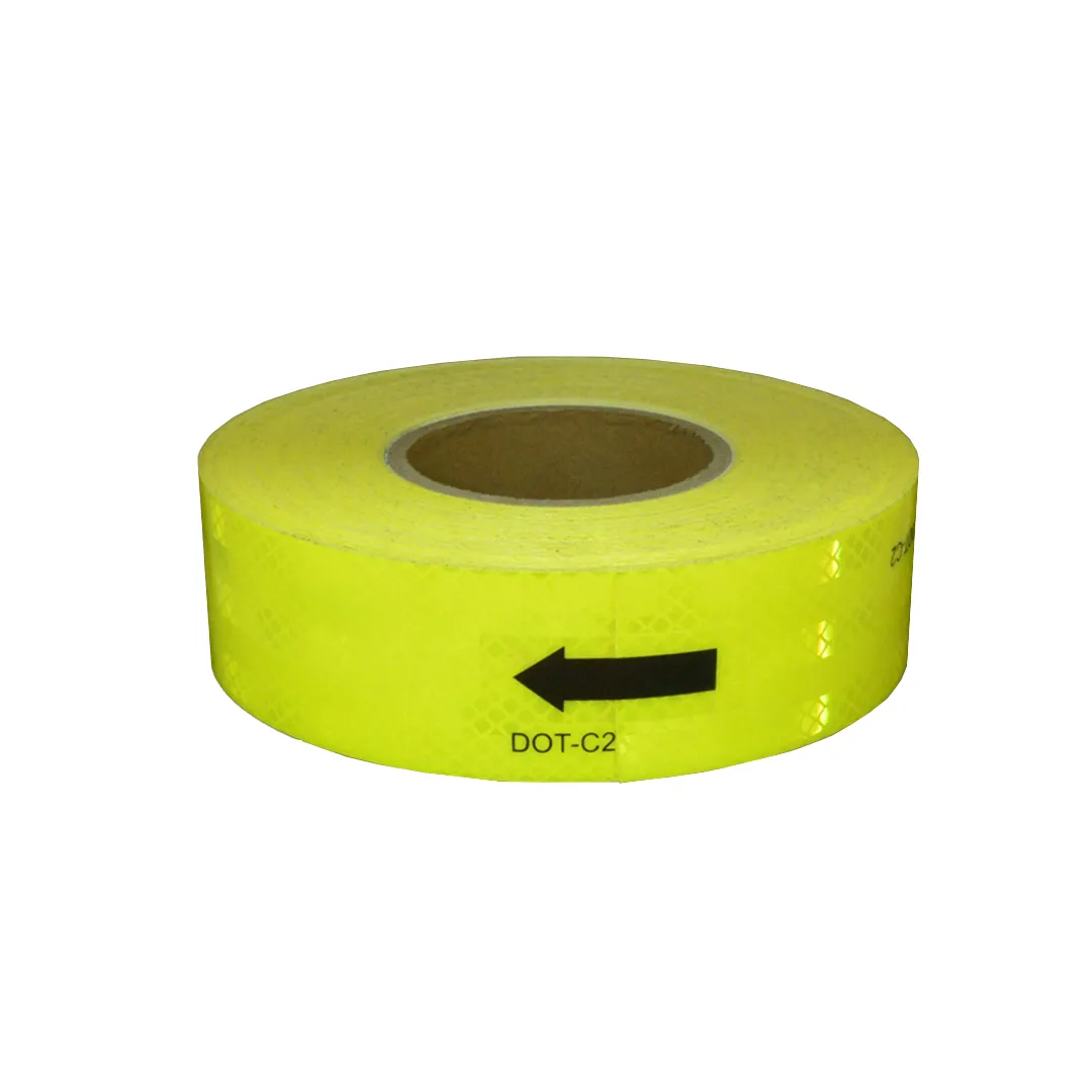 Cinta reflectante alta intensidad color amarillo 50mmx45,72mts - Imagen 2