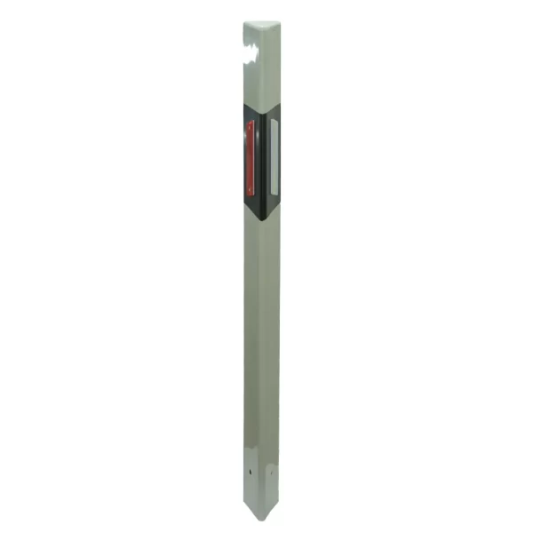 Hito delineador PVC tipo arista | color blanco | 125cm - Imagen 5