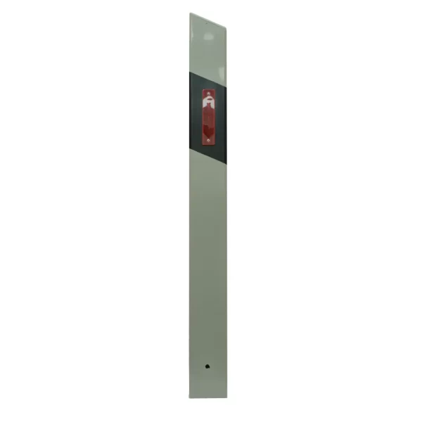 Hito delineador PVC tipo arista | color blanco | 125cm - Imagen 3