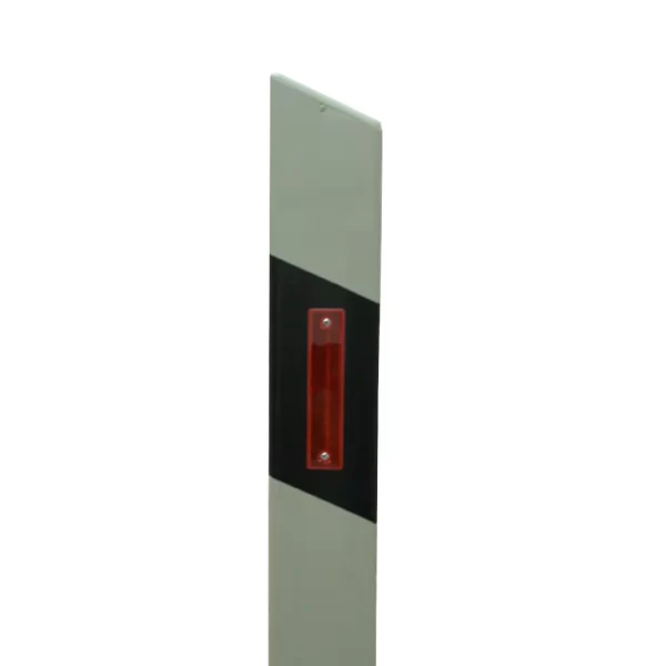 Hito delineador PVC tipo arista | color blanco | 125cm