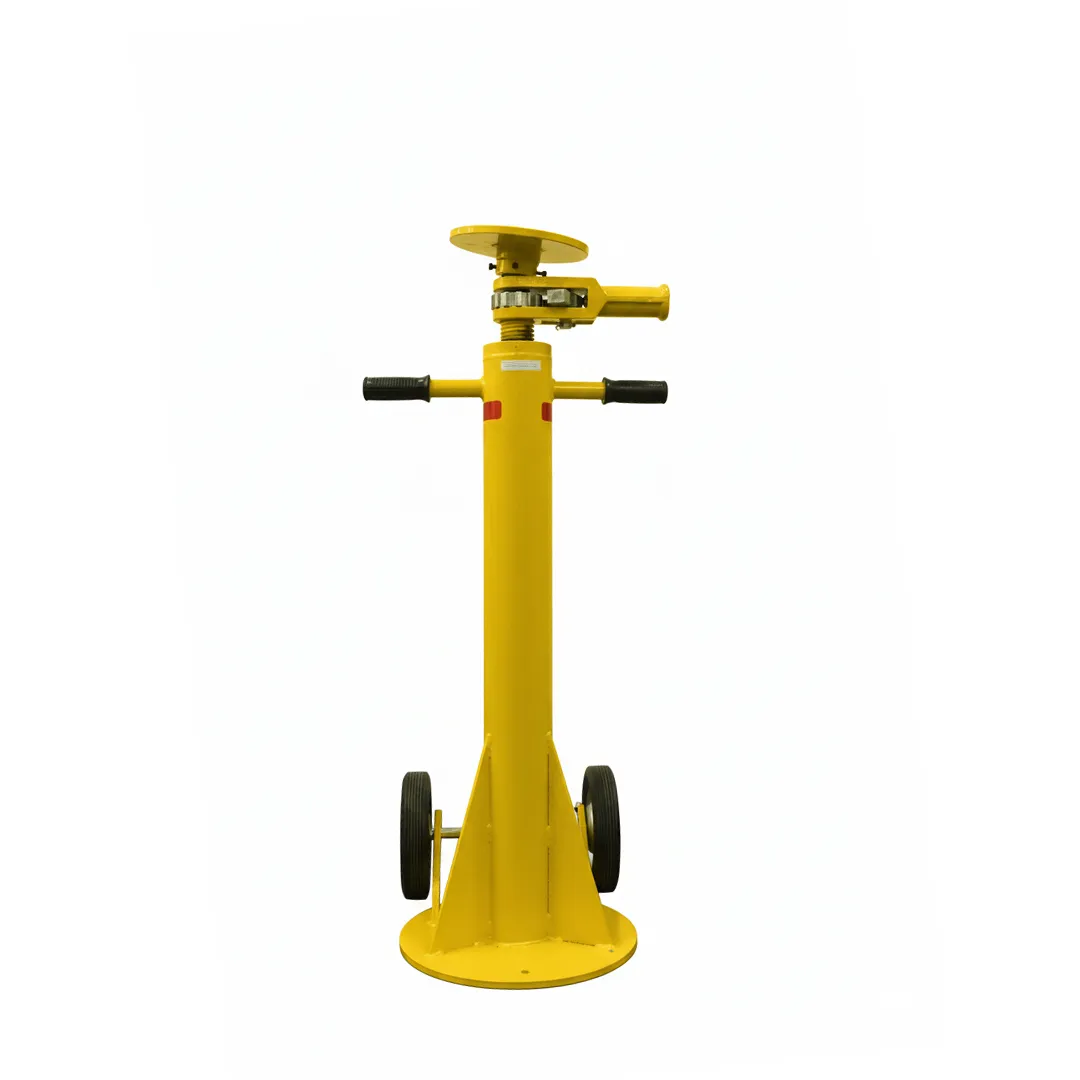 Estabilizador/Gato para descarga pesada - trailer jack cap. carga 45ton