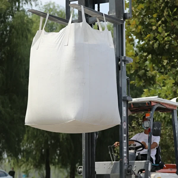 Jumbo bag / Maxi saco QRubber | Uso agrícola o ganadero | Cap. 1.2 ton | Fondo plano - Imagen 4