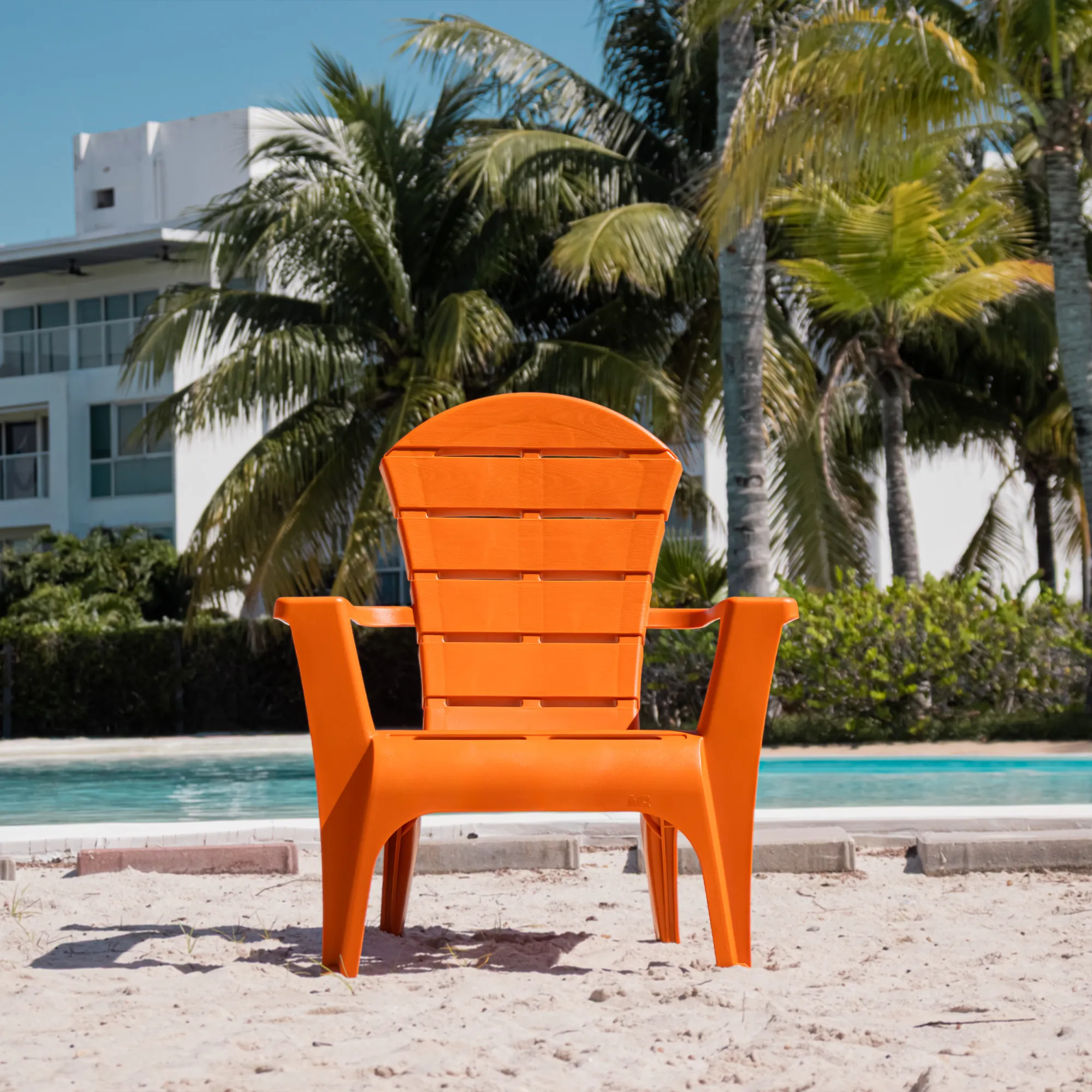 Silla de playa Adirondack | Modelo Montana | color naranja – MQ - Imagen 5