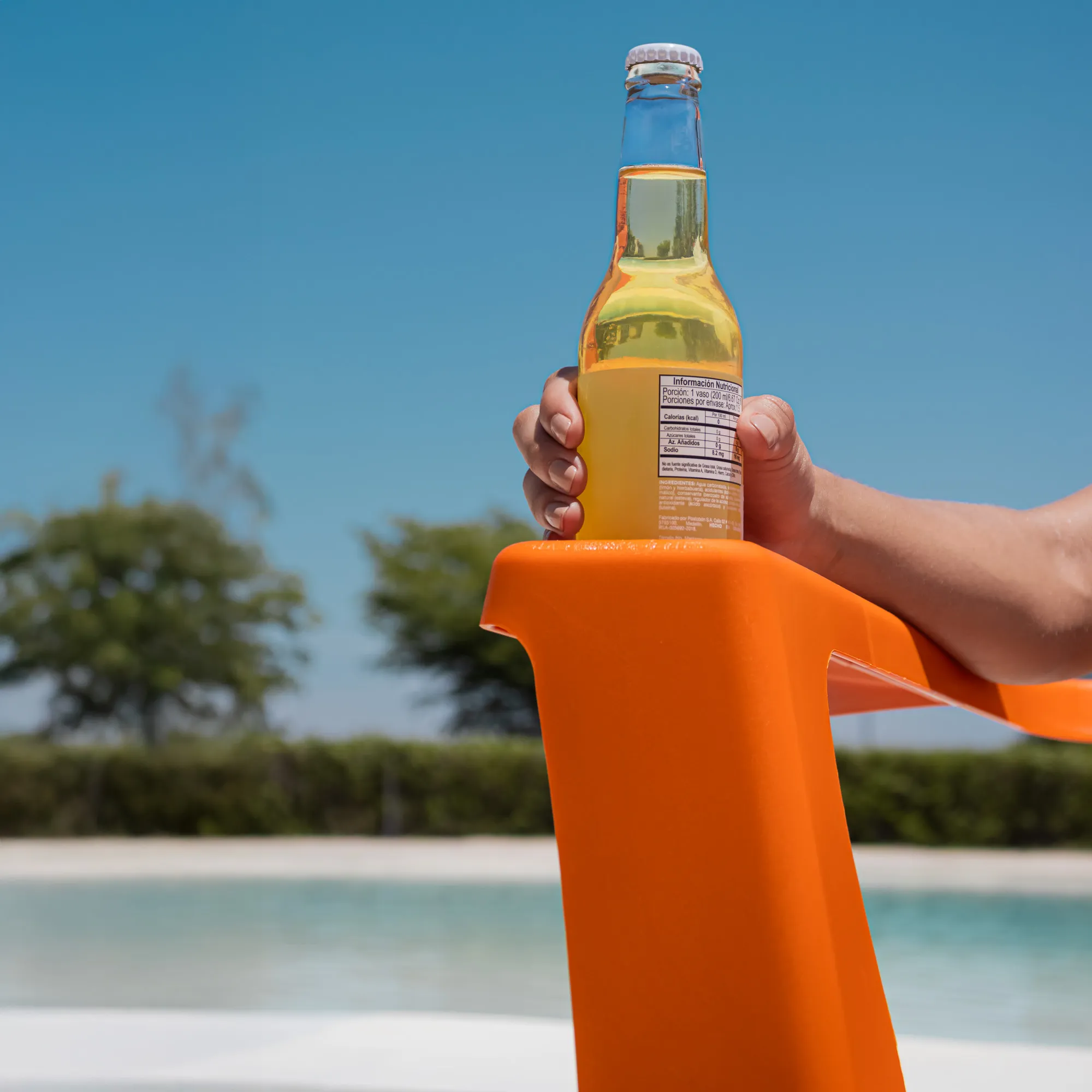 Silla de playa Adirondack | Modelo Montana | color naranja – MQ - Imagen 8