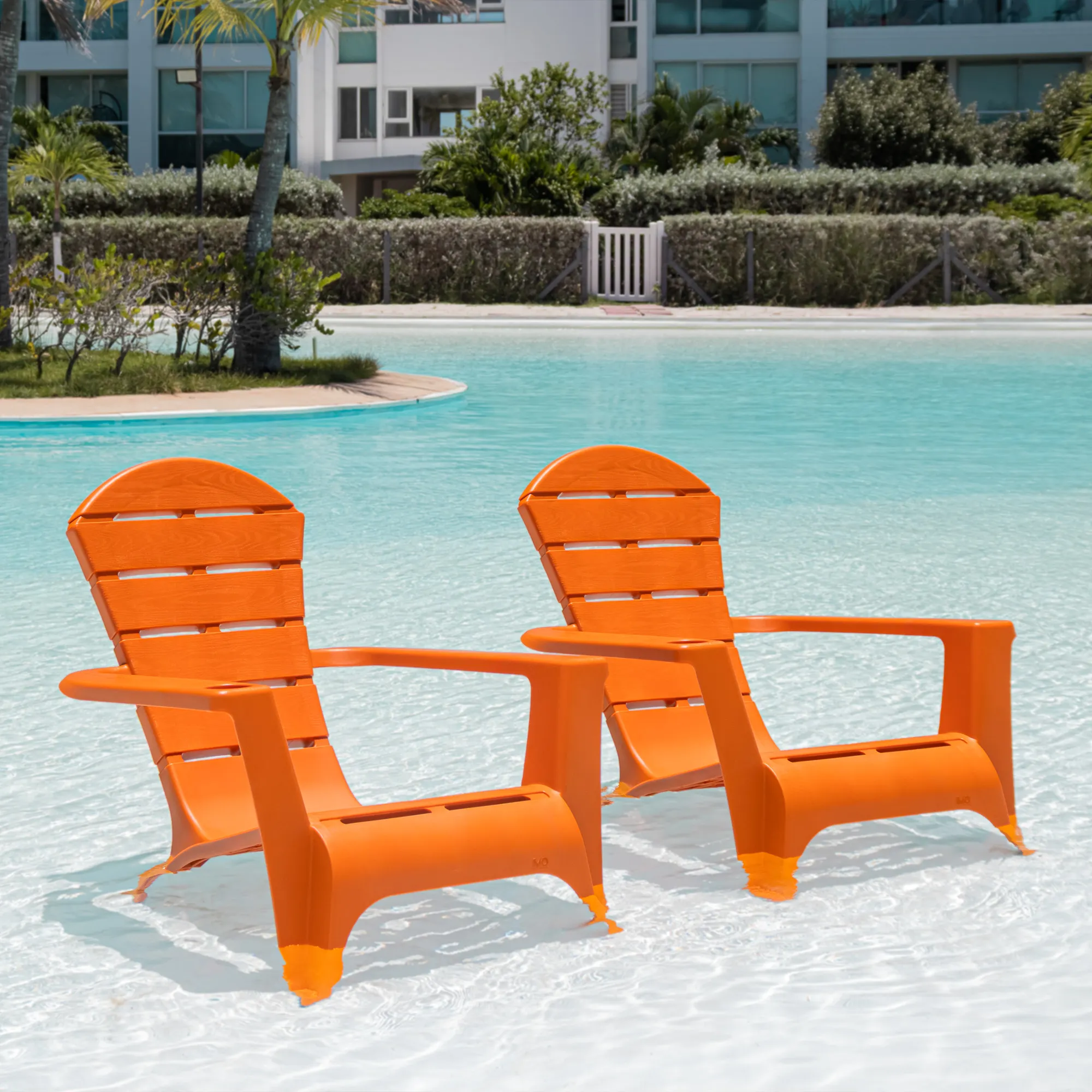 Silla de playa Adirondack | Modelo Montana | color naranja – MQ - Imagen 9
