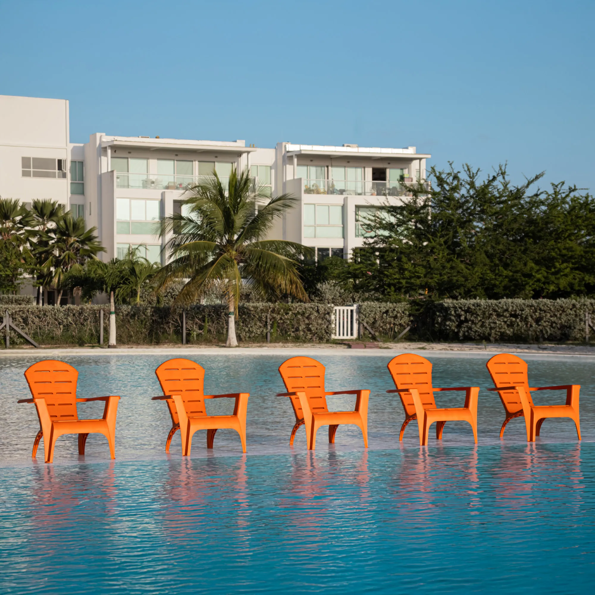 Silla de playa Adirondack | Modelo Montana | color naranja – MQ - Imagen 11