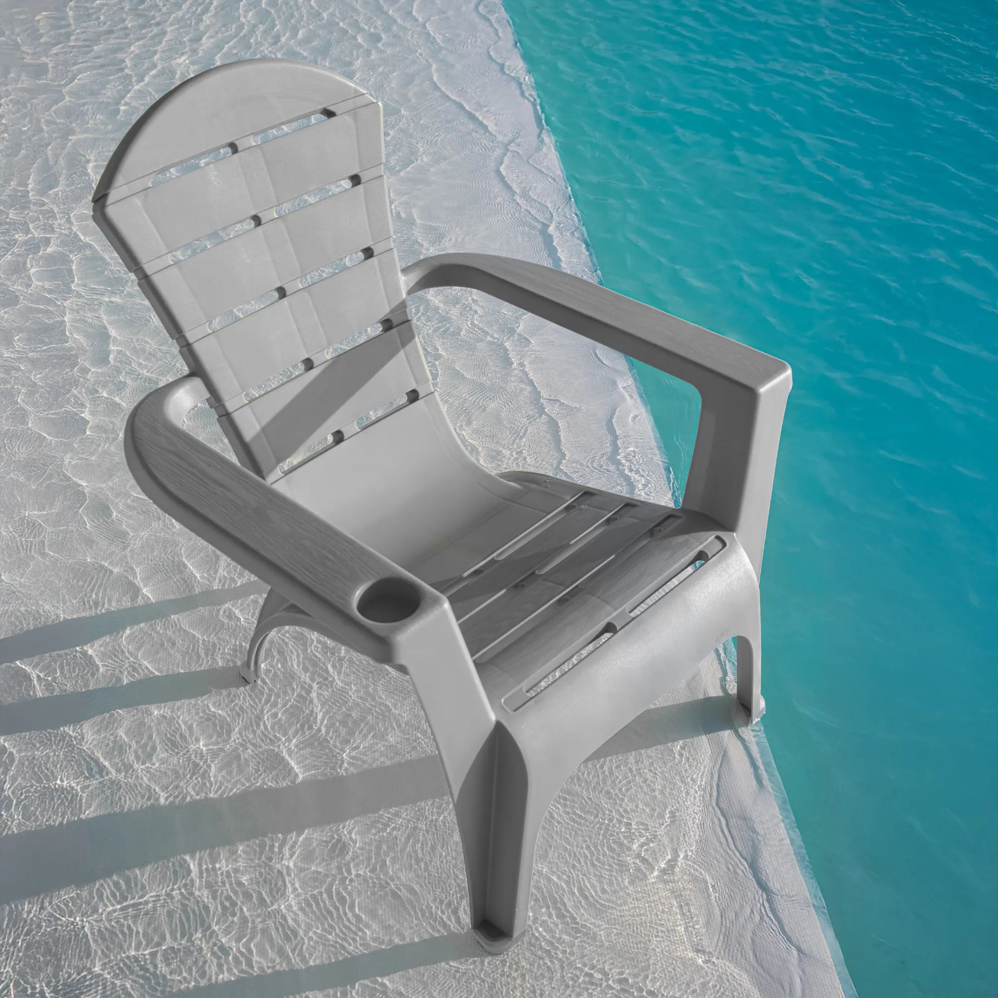 Silla de playa Adirondack | Modelo Montana | color silver – MQ - Imagen 4