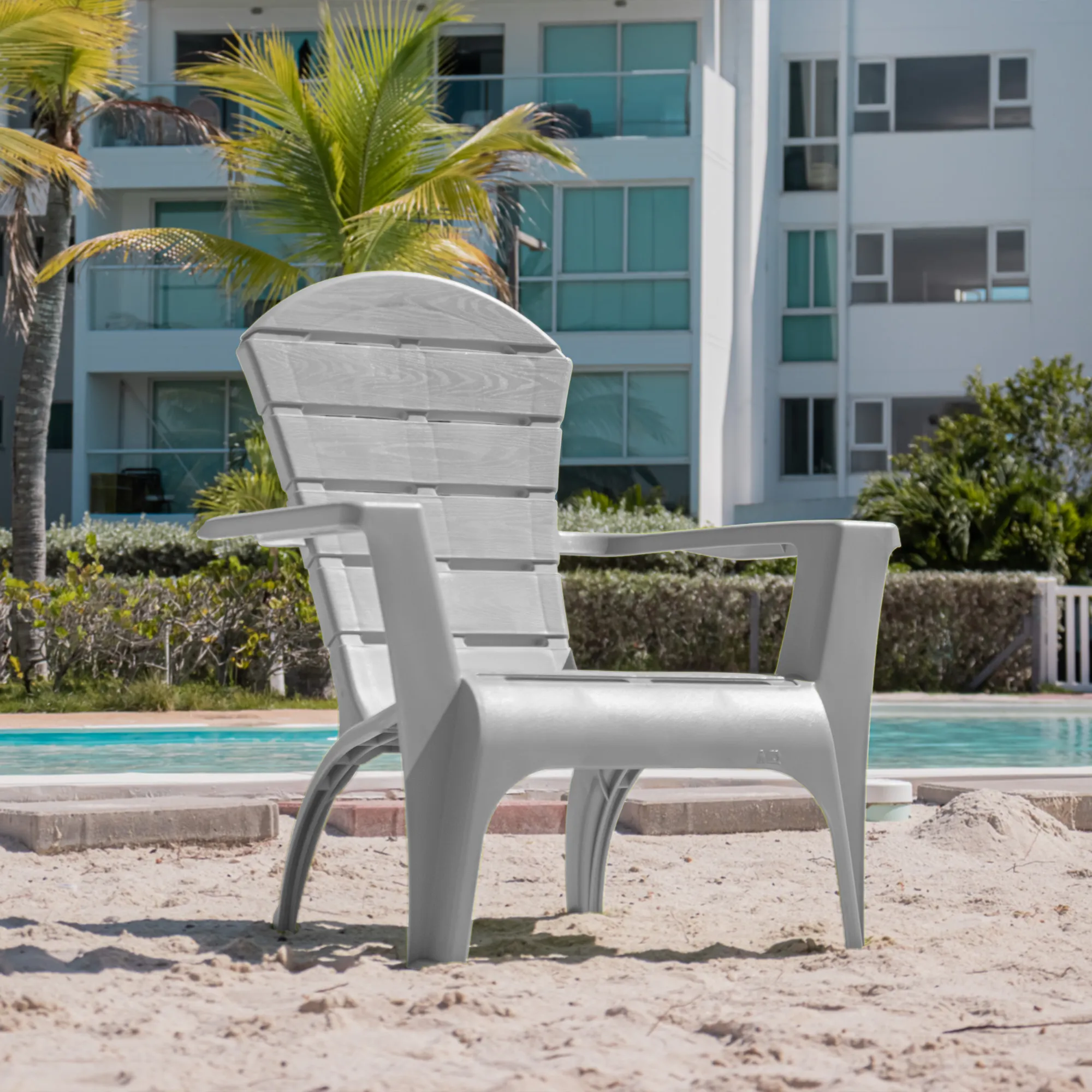 Silla de playa Adirondack Modelo Montana color silver - MQ - Imagen 11