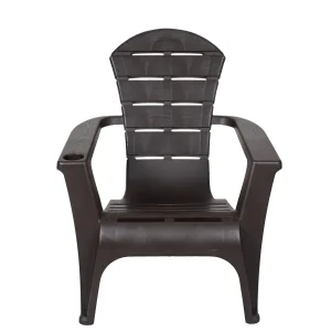 Silla de playa Adirondack Modelo Montana color café oscuro - MQ