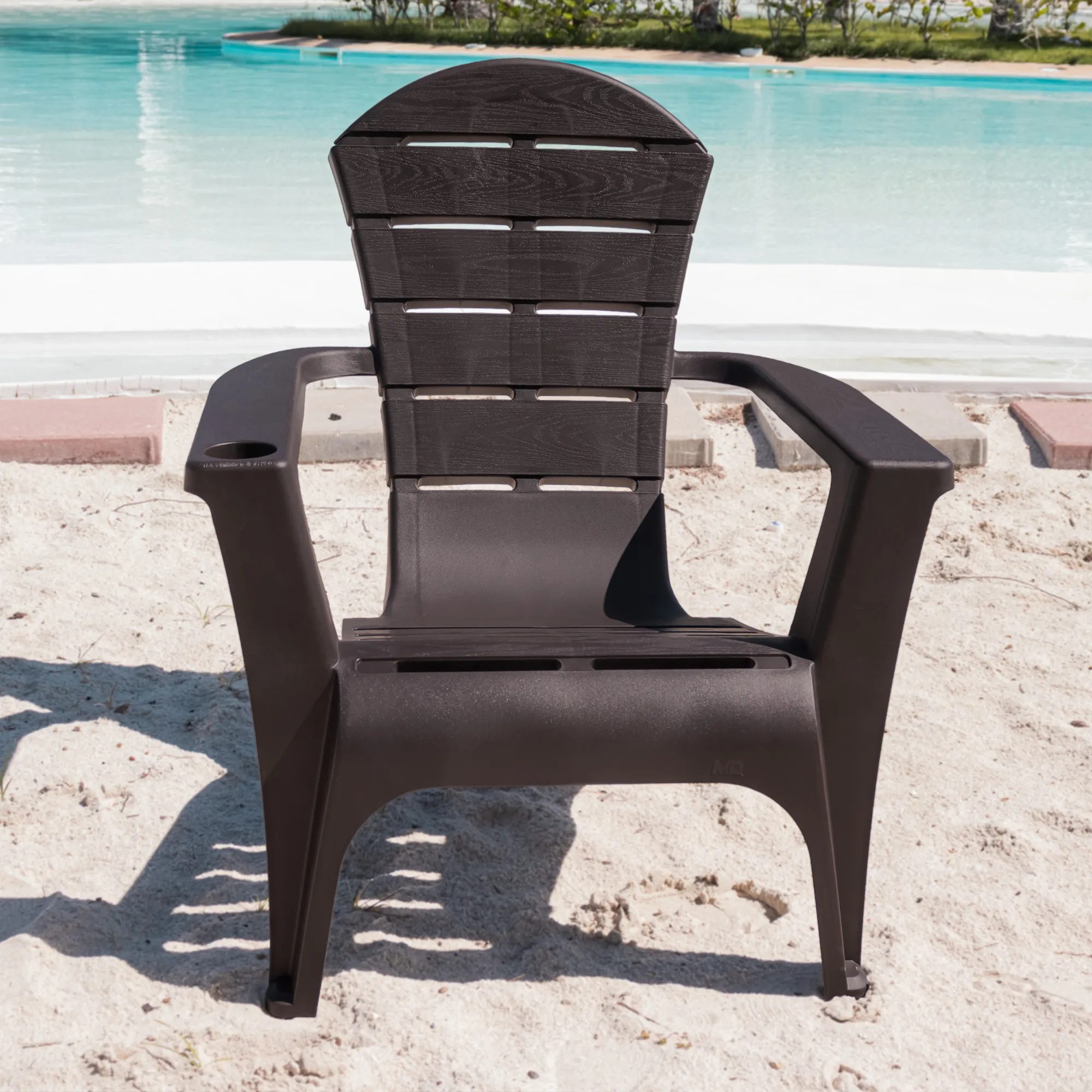 Silla de playa Adirondack Modelo Montana color café oscuro - MQ - Imagen 11