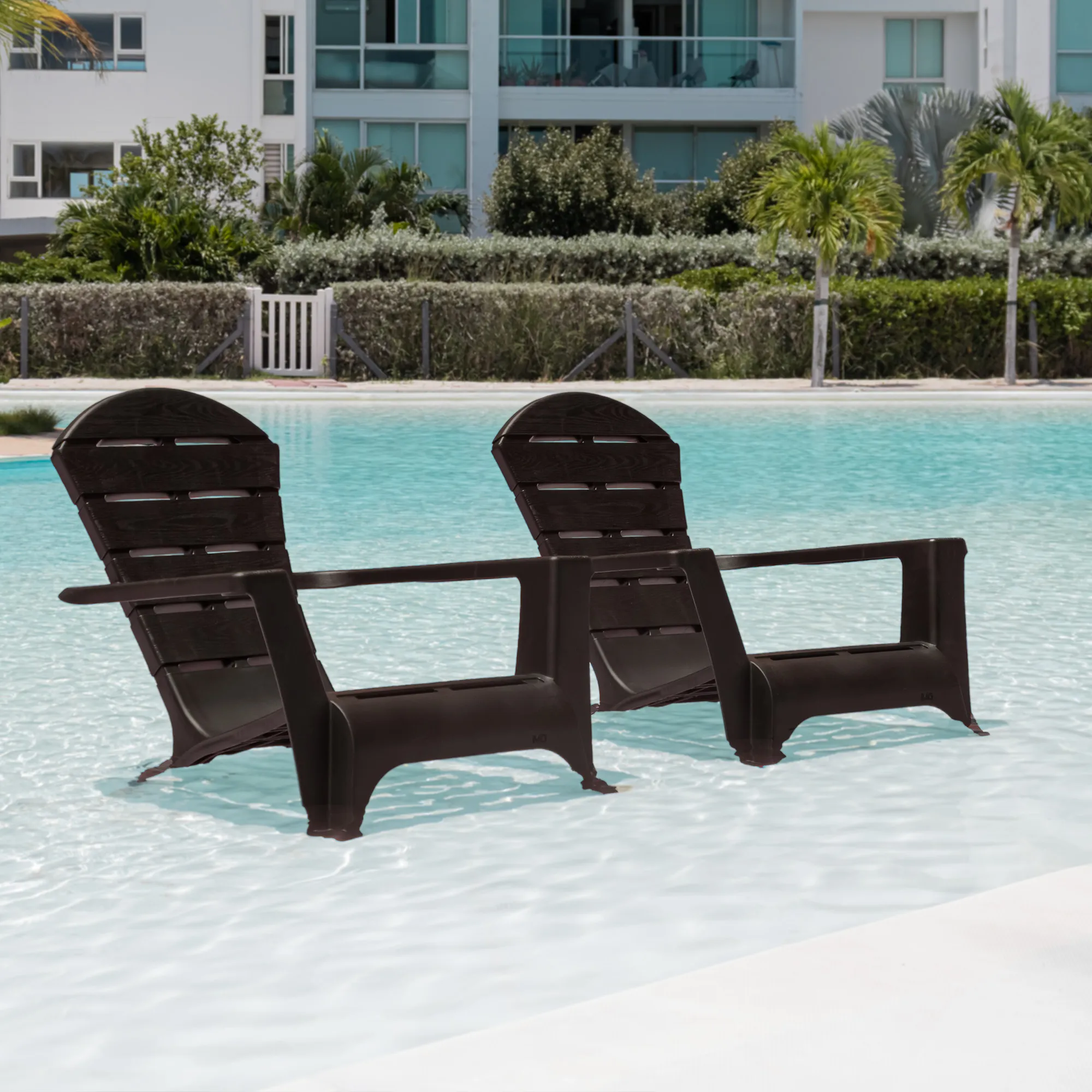Silla de playa Adirondack Modelo Montana color café oscuro - MQ - Imagen 9