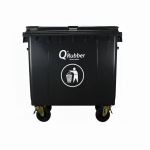 Contenedor de basura 660lts - Negro