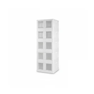 Caja plegable | 5 Niveles | Color blanca – MQ