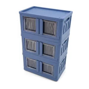 Caja plegable | 3 Niveles | Color azul saturno – MQ