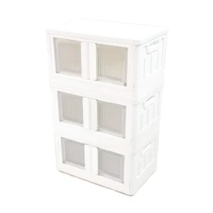 Caja plegable | 3 Niveles | Color blanca – MQ