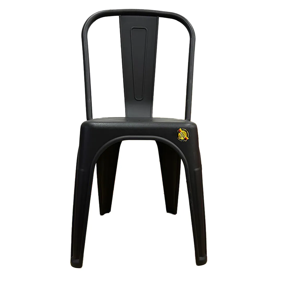 Silla Tolix color café oscuro - MQ