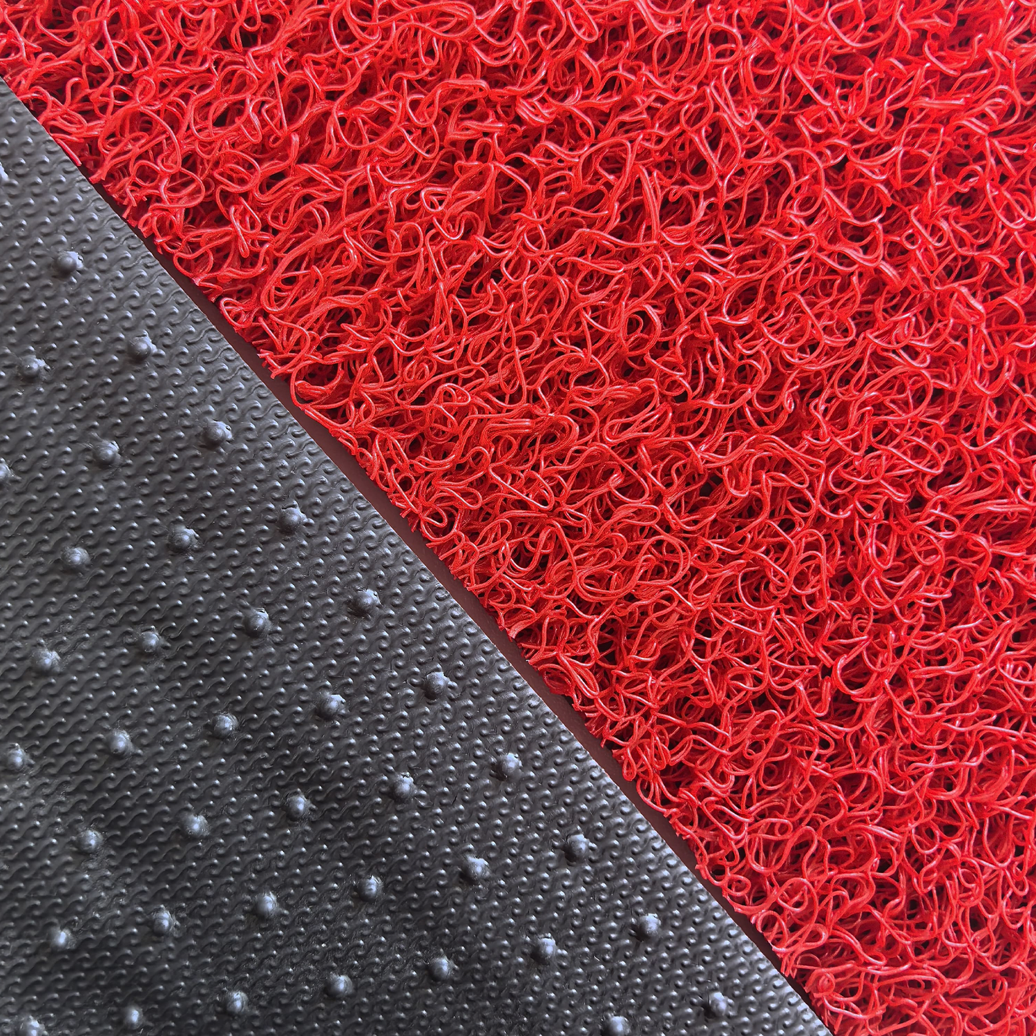 Piso PVC limpiapiés premium Rollo 13mmx1,20mts color rojo - Imagen 4