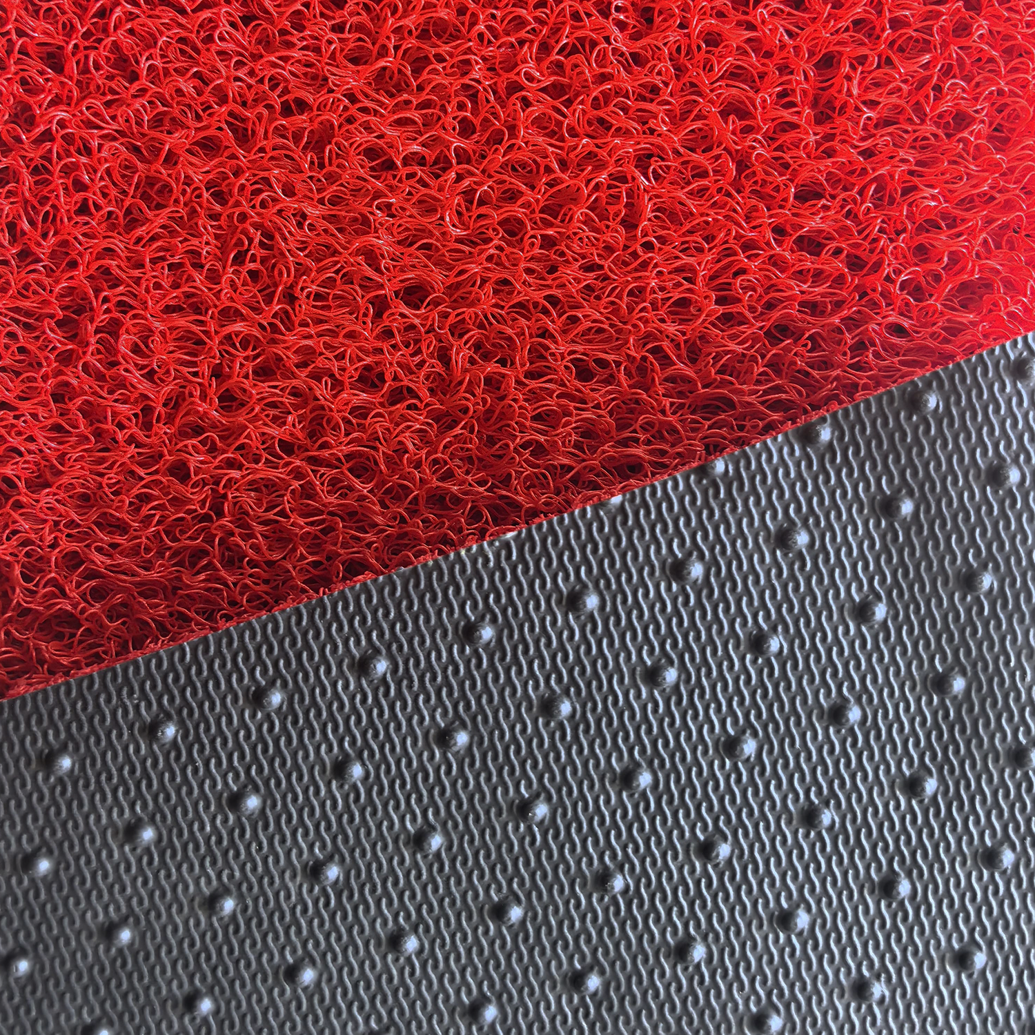 Piso PVC limpiapiés premium Rollo 13mmx1,20mts color rojo - Imagen 5